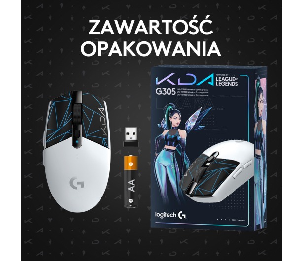 LOGITECH G305 Lightspeed LOL-KDA 2.0 910-006053 - 645583 - zdjęcie 10